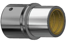 Втулка направляющая бронзовая с буртом BP-IBE/B-L — фото 1